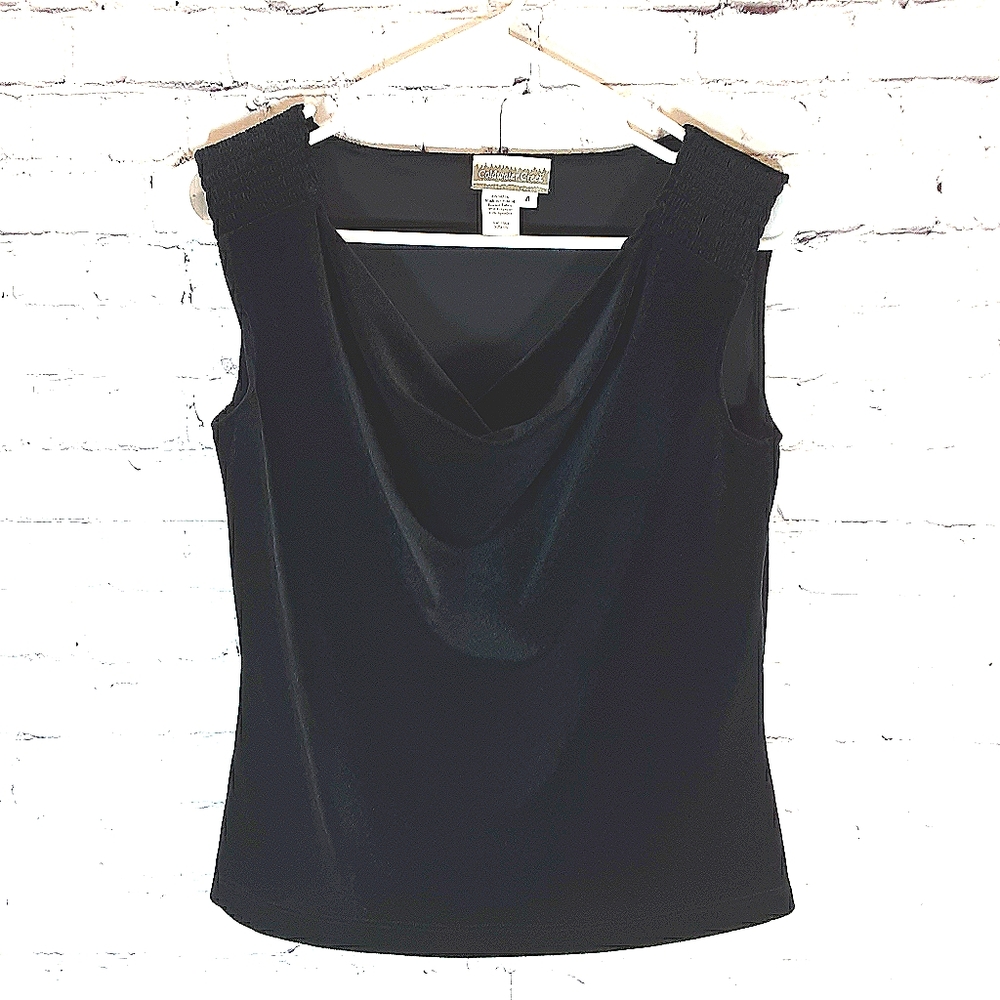 Coldwater Creek Velvet Sleeveless Dressy Tank 4
